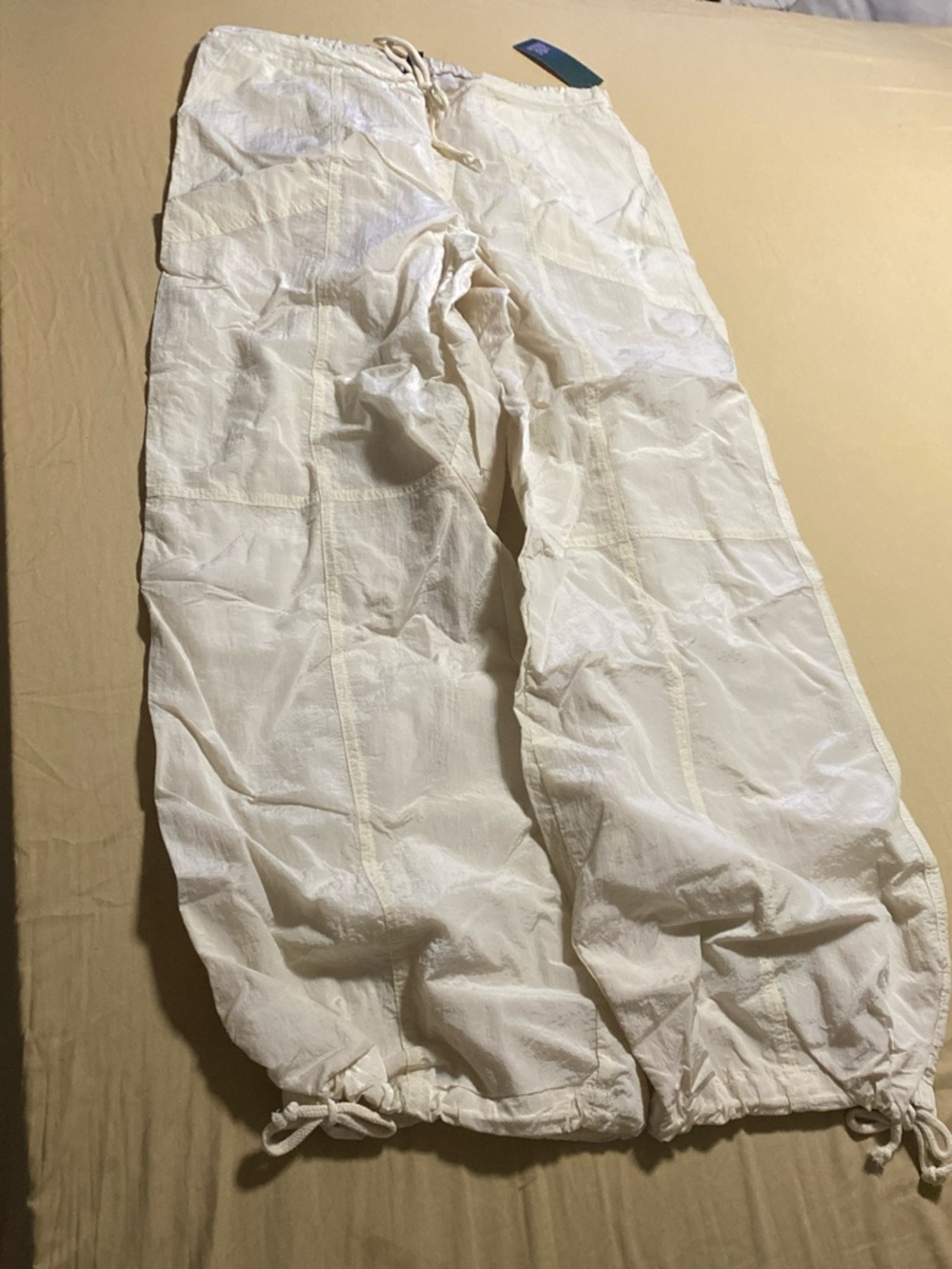 Wild fable Cream Cargo Drawstring Waist Pants